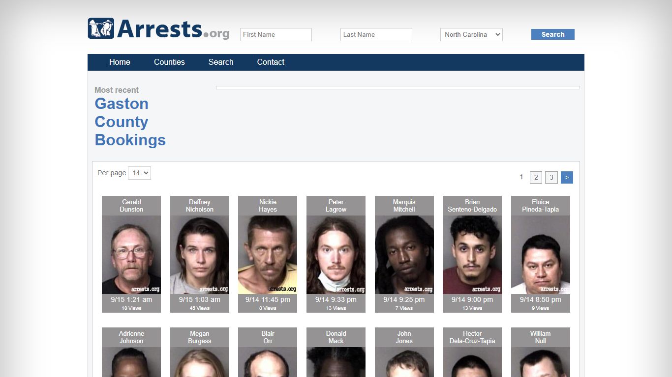 Gaston County Arrests and Inmate Search